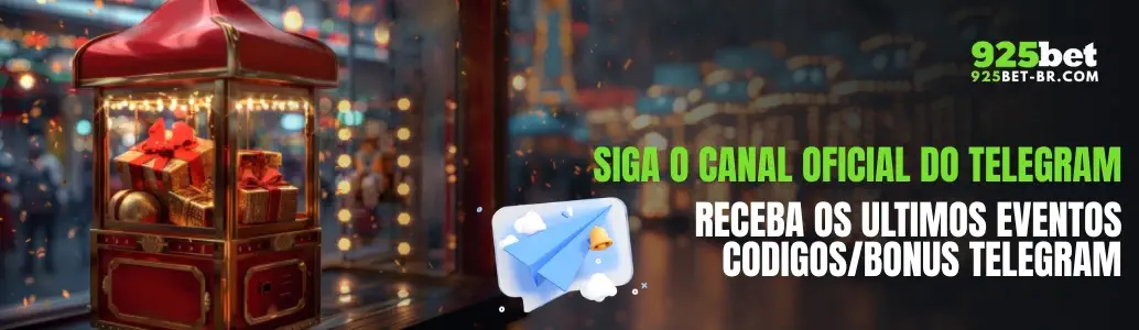 Receba Eventos e Bônus no Telegram